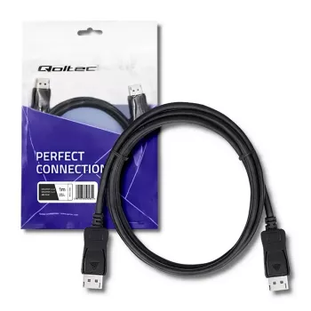 Qoltec DisplayPort 1.4 kabel, utikač na utikač, 8K, 1 m (50585)