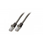 Mercodan patch kabel KAT6 UTP, crni (371228150)
