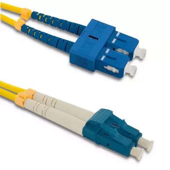 Qoltec optički patch kabel SC/UPC na LC/UPC, single-mode duplex, 2 m