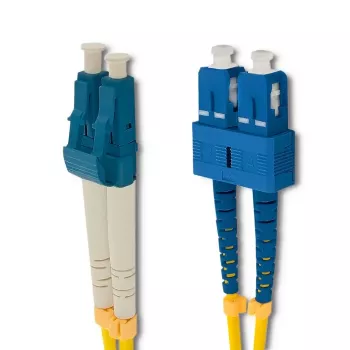 Qoltec optički patch kabel SC/UPC na LC/UPC, single-mode duplex, 2 m