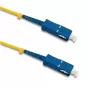 Qoltec optički patch kabel SC/UPC na SC/UPC, single-mode simplex, 3 m