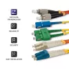 Qoltec optički patch kabel SC/UPC na SC/UPC, single-mode simplex, 3 m