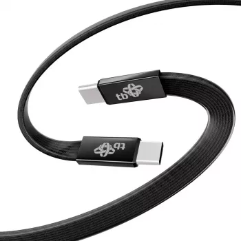 TB USB 2.0 kabel USB-C na USB-C, 1 m, 60 W, crni