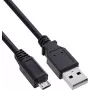 InLine Micro-USB 2.0 kabel, USB-A utikač na Micro-B utikač, 3 m, crni (31730U)