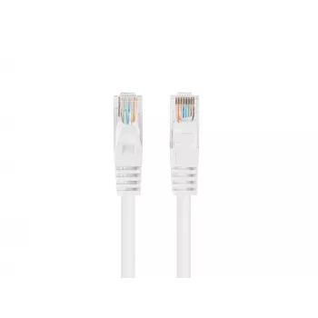 Lanberg Cat5e U/UTP patch kabel RJ45, 0,25 m, bijeli, 10 komada