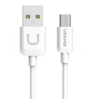 USAMS US-SJ098 U-Turn Micro-USB na USB kabel za prijenos podataka i brzo punjenje, 2 A, 1 m, bijeli