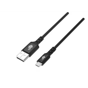 TB USB 2.0 Cable USB-A to Micro-USB, Silicone, 1 m, Black