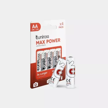Uniross Max Power baterije AA / LR6 2900mAh, 4 kom.