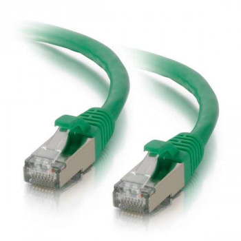 Mercodan Cat6a S/FTP patch kabel, 0,25 m, zeleni