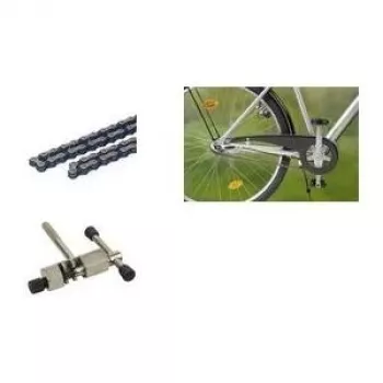 Fischer lanac za bicikl 1/2 inch x 1/8 inch, 112 karika, za bicikle s nabojnom glavčinom