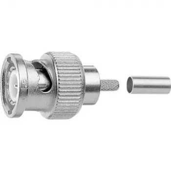 Telegärtner BNC crimp konektor kabela G40 (1.2/4.9), 75 Ohm, Professional, A0207, 5 komada (J01002A0010)