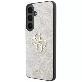 Guess Leather 4G Metal Logo futrola za Samsung Galaxy S26 FE, pink