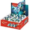 Maped Pyramide DRAGON plastična gumica za brisanje, bijela, trokutasta, bez ftalata i PVC-a, 24 komada u displayu (119527)