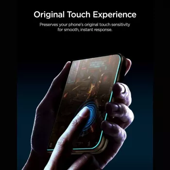 Spigen Glas.TR EZ Fit Pro AC Privacy zaštitna folija od stakla za zaslon za iPhone Duo (AGL12016)