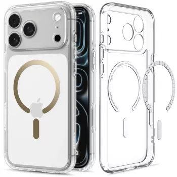 Spigen Ultra Hybrid MagSafe futrola za iPhone 17 Pro / 18 Pro, prozirna/zlatna (ACS12157)