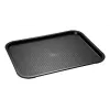 APS pladanj za brzu hranu 350 x 270 mm, visina 20 mm, polipropilen, crni (531)