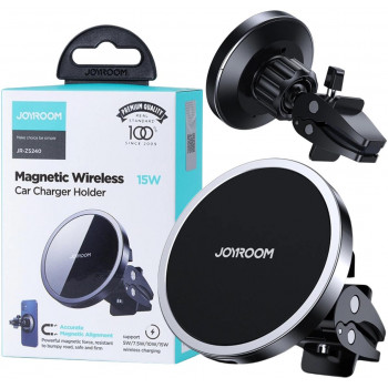 Joyroom JR-ZS240 magnetski držač za automobil s 15W Qi bežičnim punjačem, MagSafe