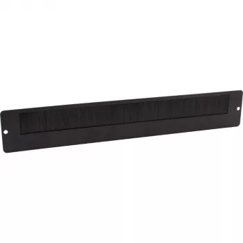 Getfort četkasta uvodnica kabela za zidne ormare, 340 mm, crna