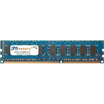 PHS-memory 8GB DDR3 1600MHz ECC UDIMM memorija temeljena na Hynix HMT41GU7AFR8A-PB, PC3L-12800E, 1,35 V (SP258938)