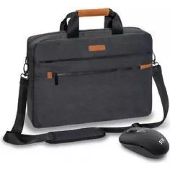 PEDEA Elegance Pro 15,6 inch torba za prijenosno računalo s mišem, siva (SET010-66066435)