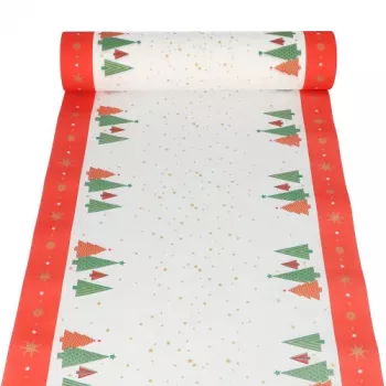 PAPSTAR božićna staza za stol Plain Christmas Trees od Airlaida, na roli, dimenzije: (Š)400 mm x (D)24 m