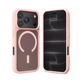 Crong Matte Magnetic MagSafe futrola za iPhone 18 Pro Max / 17 Pro Max, ružičasta