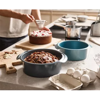 Joseph Joseph Nest Bake 2 kom, okrugli plavi kalup za pečenje