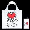 LOQI Keith Haring torba – Dancing Heart (reflektirajuća)