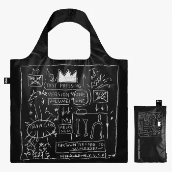 LOQI Basquiat torba – Crown crna