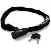 FISCHER Neoprene Chain Bicycle Lock with Key, Hardened Steel Chain, 6 mm