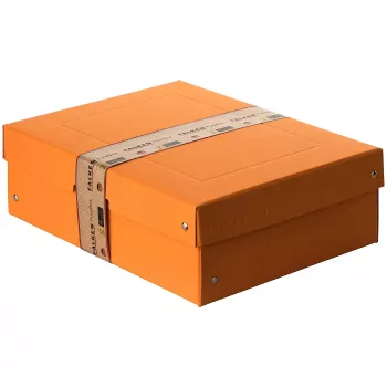 FALKEN PURE Storage Box 1250 Sheets pastel orange 24.0 x 32.0 x 10.0 cm