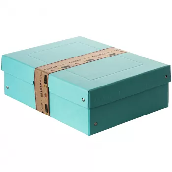FALKEN PURE Storage Box 1250 Sheets pastel blue 24.0 x 32.0 x 10.0 cm
