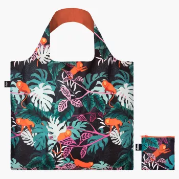 LOQI Glitter Power torba – Mata Monkey (Q_GP.MM.R)