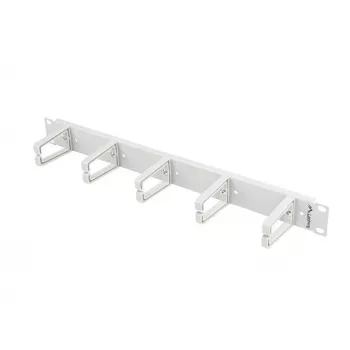 Lanberg 19 inch 1U panel za upravljanje kabelima, tip B - sivi (AK-1202-S)