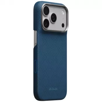PITAKA Edge Case Argyle MagSafe futrola za iPhone 18 Pro / 17 Pro, Mitternachtsblau