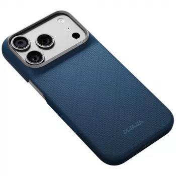 PITAKA Edge Case Argyle MagSafe futrola za iPhone 18 Pro / 17 Pro, Mitternachtsblau