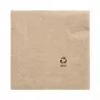 PAPSTAR salvete, 330 x 330 mm, 3-slojne, prirodne, 1/4 preklop, reciklirani tissue, tiskano u boji