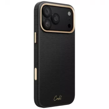 UNIQ Coehl Mirelle futrola za iPhone 18 Pro Max / 17 Pro Max, magnetsko punjenje, crna