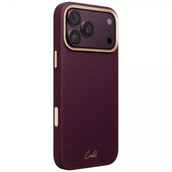 UNIQ Coehl Mirelle futrola za iPhone 18 Pro Max / 17 Pro Max magnetsko punjenje bordo