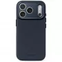 Decoded Leather Backcover – kožna futrola za iPhone 18 Pro / 17 Pro, kompatibilna s MagSafe (ponoćna)