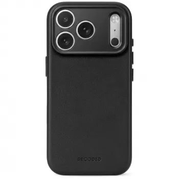 Decoded Leather Backcover – kožna futrola za iPhone 18 Pro Max / 17 Pro Max, kompatibilna s MagSafe (crna)