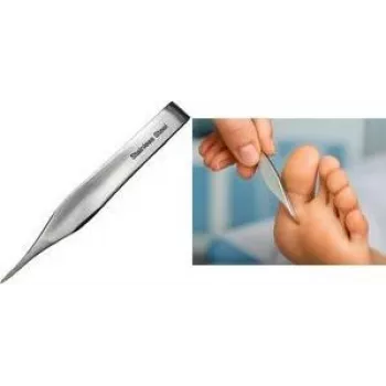 FIRST AID ONLY pinceta za iverje, 144 mm, srebrna od nehrđajućeg čelika, za fine radove hvatanja i pridržavanja