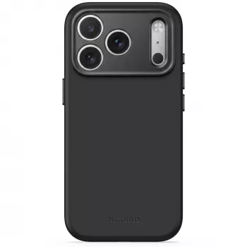 Decoded AntiMicrobial silikonska stražnja futrola za iPhone 18 Pro Max / 17 Pro Max, MagSafe, Carbon Black