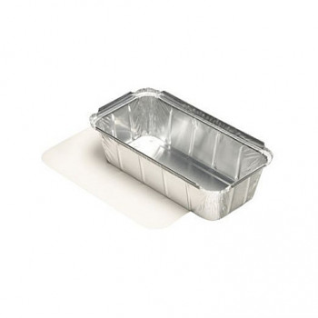 Starpak aluminijski pladnjevi s poklopcem, 1000 ml, srebrni