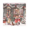 PAPSTAR “It looks like Christmas” Christmas Napkins 330 x 330 mm, Printed, 1/4 Fold, 3-Ply