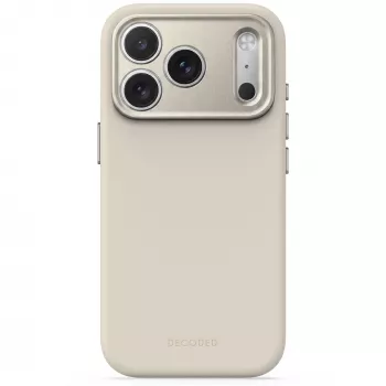 Decoded AntiMicrobial silikonska stražnja maska za iPhone 18 Pro Max / 17 Pro Max, MagSafe, Pebble Grey
