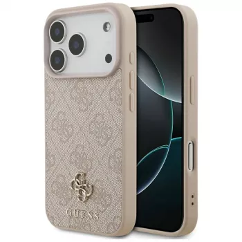Guess 4G Small Classic Logo MagSafe futrola za iPhone 18 Pro / 17 Pro, roza
