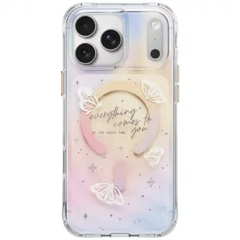 UNIQ Coehl Ellie futrola za iPhone 18 Pro Max / 17 Pro Max, magnetsko punjenje, Prism Bloom