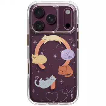 UNIQ Coehl Elysie futrola za iPhone 18 Pro / 17 Pro, magnetsko punjenje, Whiskered Dreams