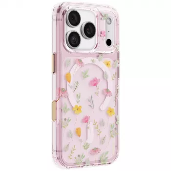 UNIQ Coehl Evie futrola za iPhone 18 Pro / 17 Pro, magnetsko punjenje, roza